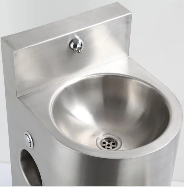 Stainless Steel Vandal-proof Combination Floor Standing Toilet Stainless Steel Vandal-proof Combination Floor Standing Toilet