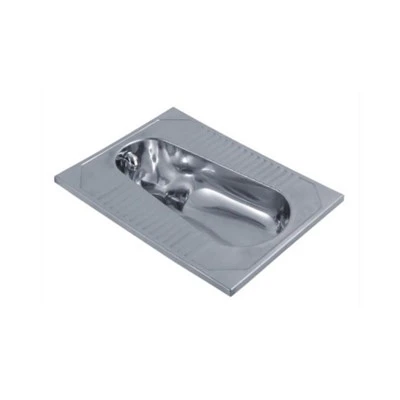 Stainless Steel 304 Custom Train Squat Pan Penjara WC Jongkok Pan